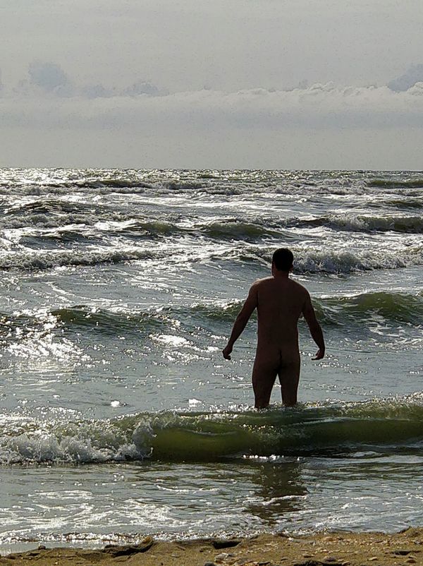 Italy, Ravenna, Lido di Dante Beach